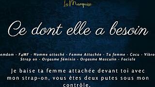 A French femdom couple humiliates her and that is what she needs