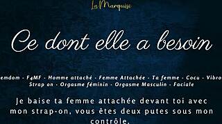 A French femdom couple humiliates her and that is what she needs