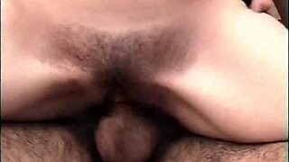 uhh straight cock slams hairy milf pussy hard