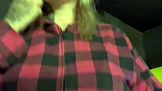 Nearly expelled for tight shirts and bouncing big tits