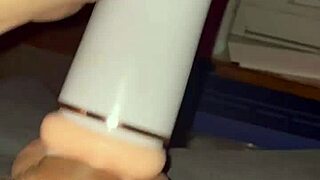 Single man pleasure with sex toys