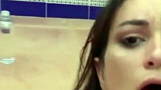 Wet and wild Italian MILF in hardcore action