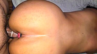 Amateur couple tries out anal toys and big dicks in doggy style