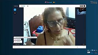 Cumming inside the big tits of a mature woman