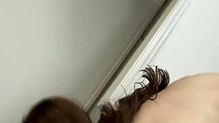 Big cock penetrates beautiful model