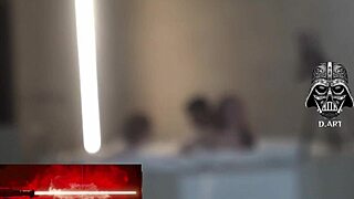Beautiful amateur threesome in a motel hidro