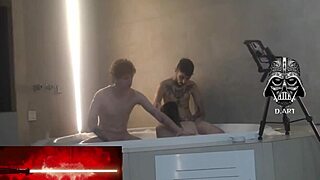 Beautiful amateur threesome in a motel hidro