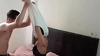 uhh, hidden cam caught real sex with my stepsister, watch quick before it's gone
