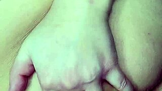 Housewife's secret desire: using hubby's cum to get off with a toy