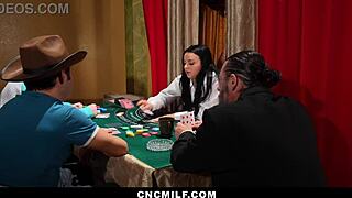 Hot croupier Payton Preslee gets drilled at Freeuse Casino