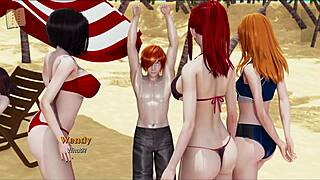 Big tits and ass: A walkthrough of a porn game