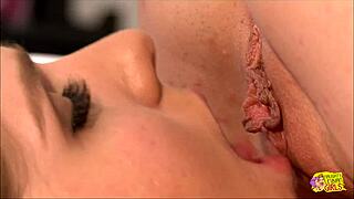 A Big Girl Finds Comfort in Her Lesbian Girlfriend's Tender Kisses