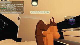 This wild whore got blacked deep in a Roblox fantasy scene