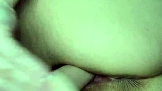 Housewife's secret desire: using hubby's cum to get off with a toy