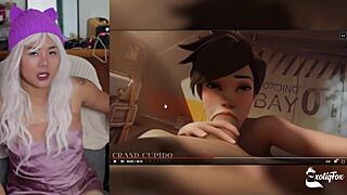 Best blowjob videos: Solo masturbation reaction from an amateur