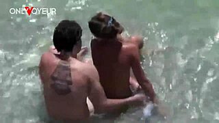 Tanned teens quick outdoor sex