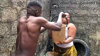 Big natural tits make me go crazy and I fuck her hard and fast outside