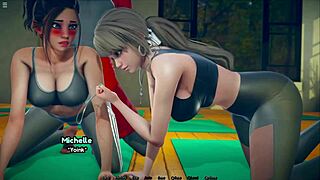 The story of a new teacher continues in this porn game
