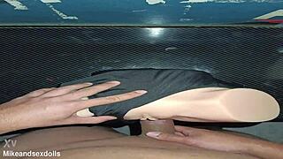 oops, i mean, intense anal with candy in swimsuit... wow