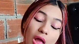 Young Colombian babe groped and fucked hard by brother-in-law