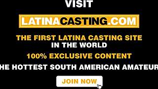Curious how an 18-year-old redhead Latina rides big dick at casting? Watch now.