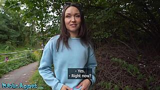 Public agent - fitness milf Kristina Grace pounded hard outdoors