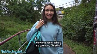 Public agent - fitness milf Kristina Grace pounded hard outdoors