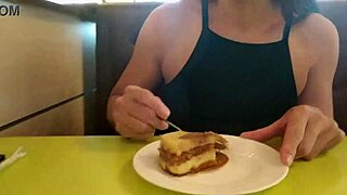Raquel’s bold display in the restaurant