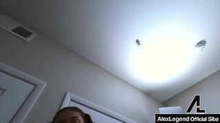 Stepsis Bella Rolland rides with her phat ass on display
