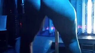 A beautiful African girl from Kenya stripping on Instagram live
