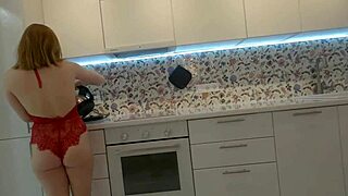 Submissive Teen Loves Rough Doggy in the Kitchen