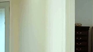 Stepbrother steals panties; she returns the favor