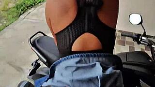 After Party, Colombian Girl Waits for Uber but Ends Up at My Place