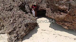 Public sex with a stranger on the beach is amazing