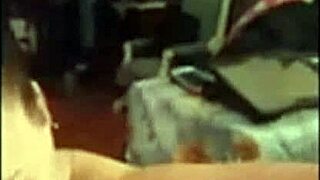 Kandy Kane, Sri Lankan BBW, gives deepthroat in homemade amateur clip