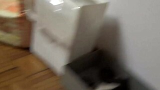The man is having sex with his old mother, a fantastic granny