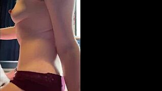Fucking stranger picked up on the Amtrak train by a slut