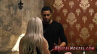 Big-breasted blonde in changing room, wild fetish encounter