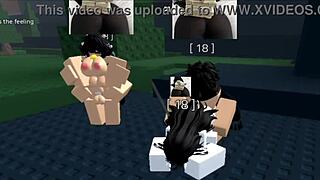 Yo, check these cowgirls breeding wild on Roblox swordfight!