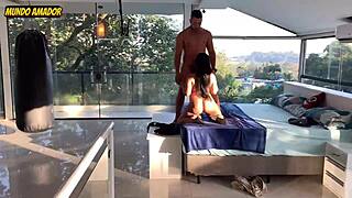 A cute ass girl gets fucked by friend