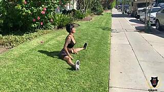 best workout ever as fit ava lee takes on rome major's thick long shaft