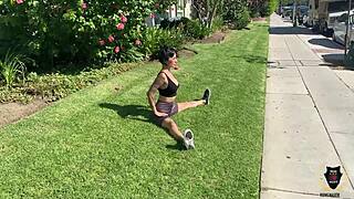 best workout ever as fit ava lee takes on rome major's thick long shaft