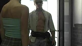 Cute Small Titty Blonde Gets Anally Drilled by Jacked Big Dick Cable Repairman