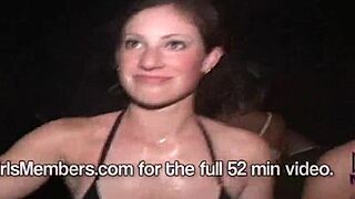 Girl Foam Party Overflowing With Hot Wet Bikinis
