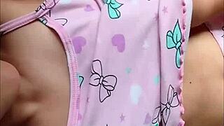 Hijastra Seduces Me in Pajamas, I Can't Resist Touching Her Everywhere