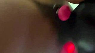 POV Strap Action with Curvy Ebony Using Huge Dildo in Rough Solo Play. Subscribe for Full Video!