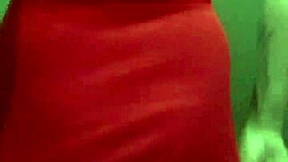 wow, check this fat booty tranny rocking that tight dress! how does she even fit in it with all that curve?