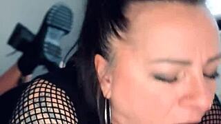 Hot Older Milf Enjoys Solo BJ Play Fun