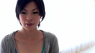 Hey, watch Saki Aoyama blow hard cock uncensored outdoors
