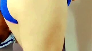POV Thrill with Tattooed Young Girl Bareback